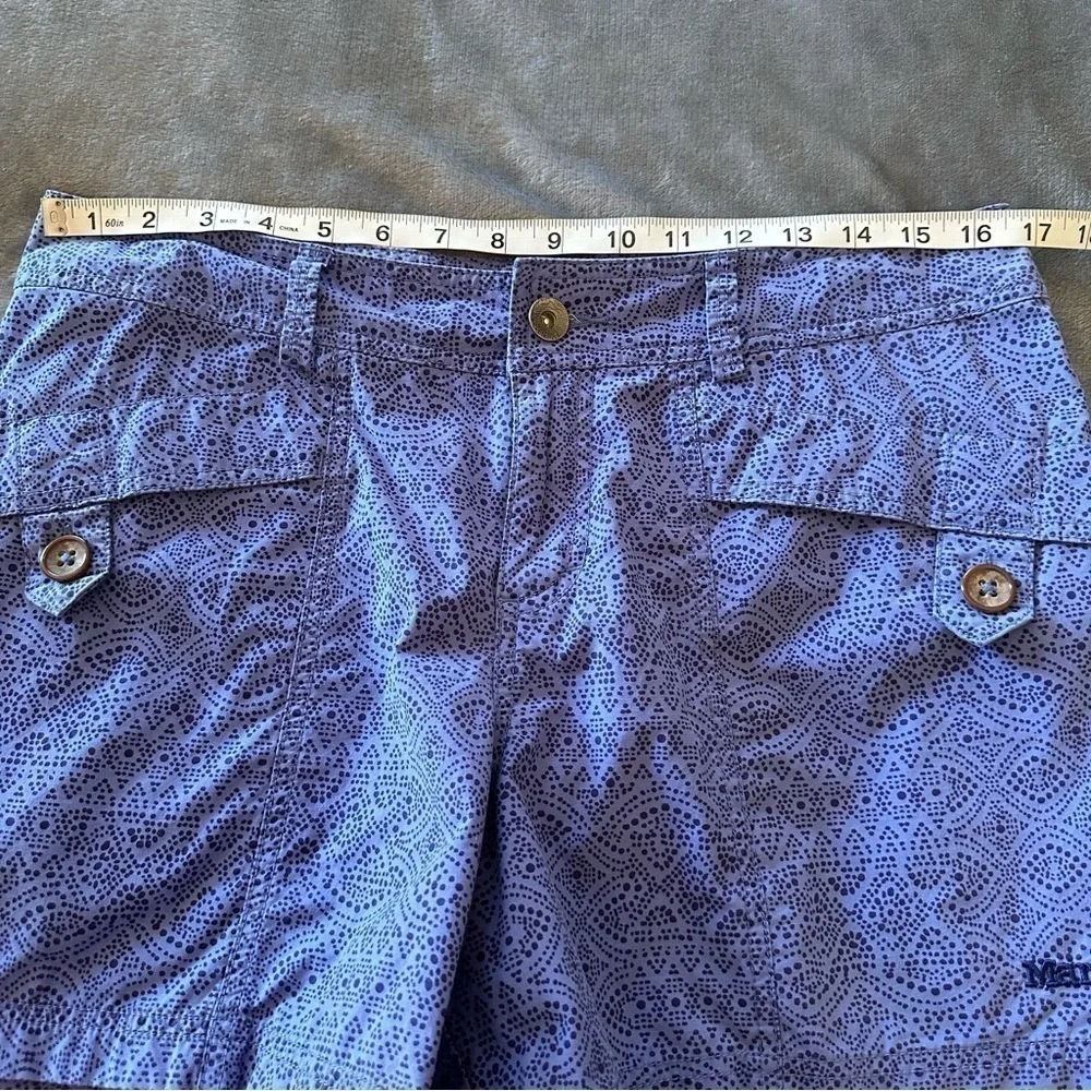 MARMOT Purple Floral Shorts Size 10